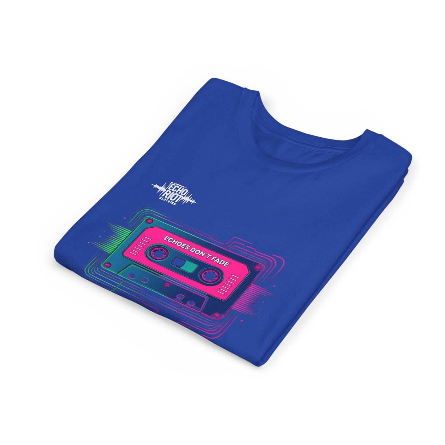 Retro Cassette Youth Tee - Echo's Don't Fade