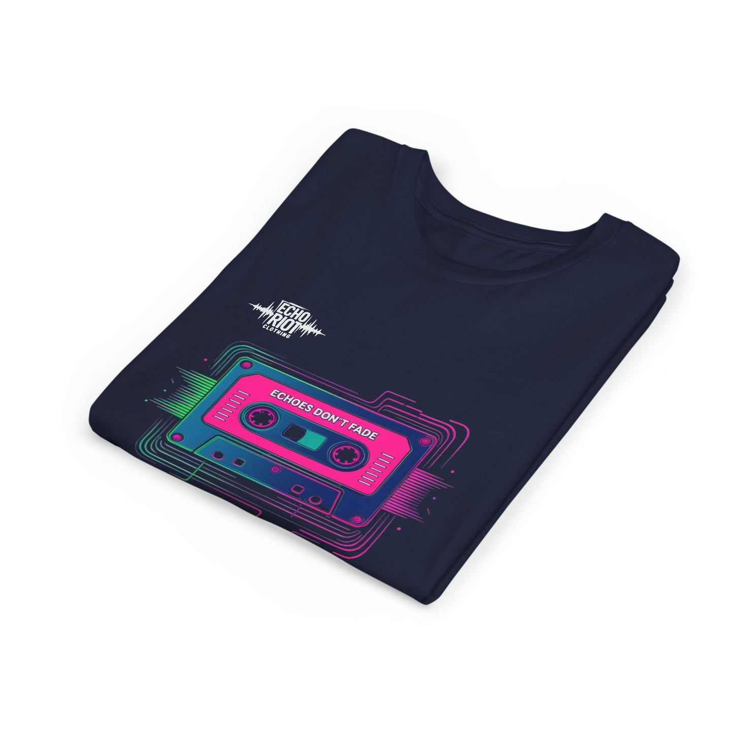 Retro Cassette Youth Tee - Echo's Don't Fade