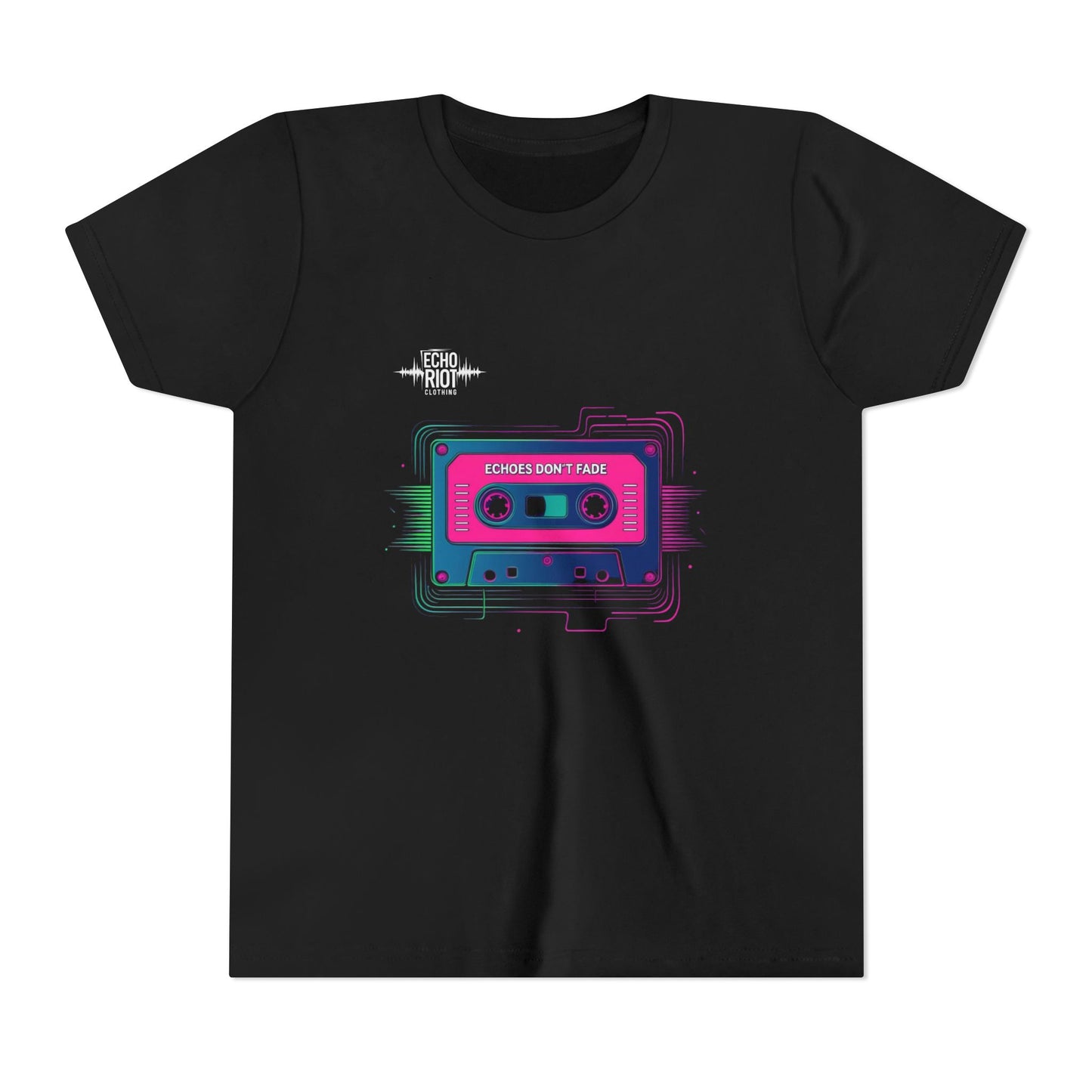 Retro Cassette Youth Tee - Echo's Don't Fade