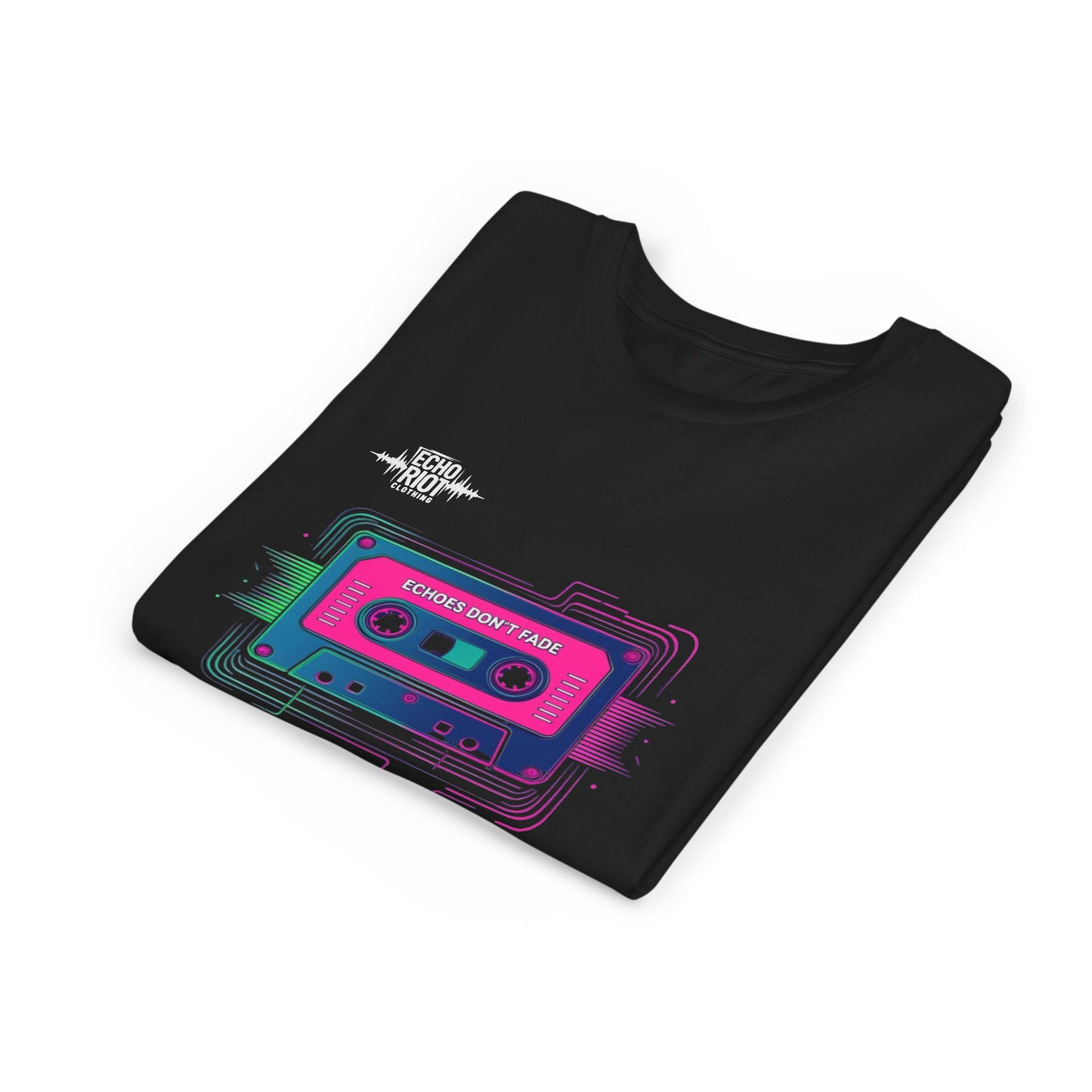 Retro Cassette Youth Tee - Echo's Don't Fade