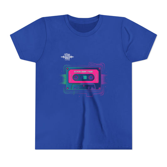 Retro Cassette Youth Tee - Echo's Don't Fade