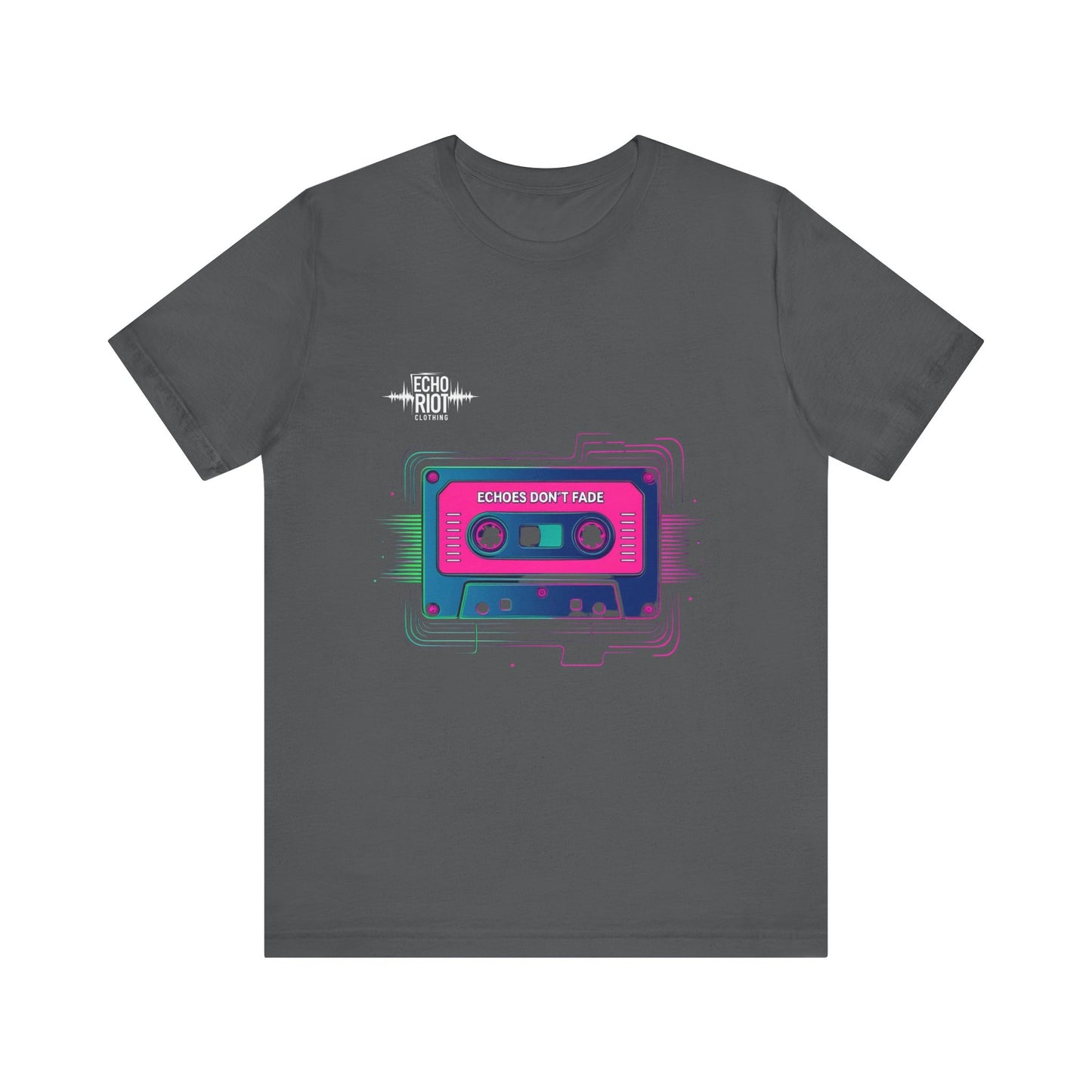 "Echoes Don't Fade" Retro Cassette Tape T-Shirt