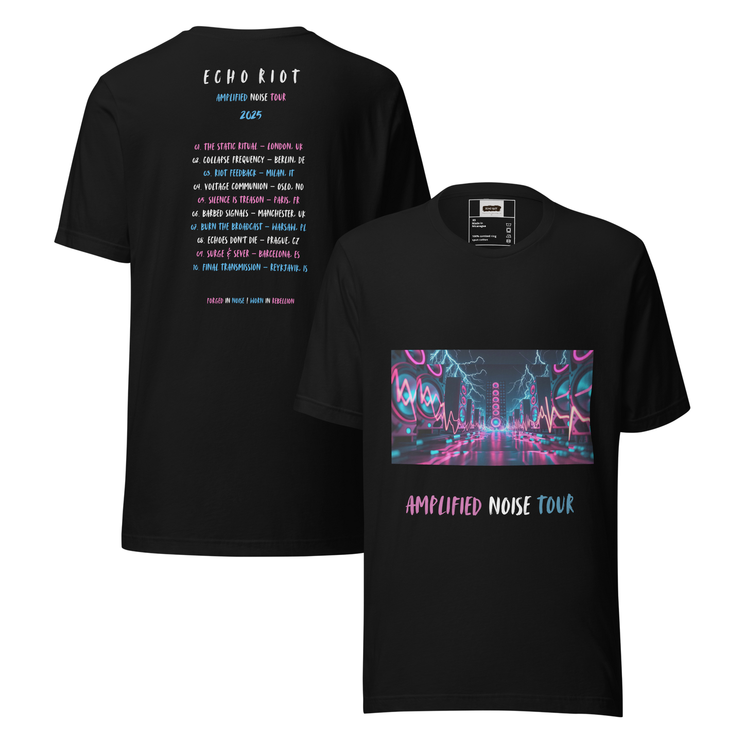 Amplified Noise - On Tour T-Shirt