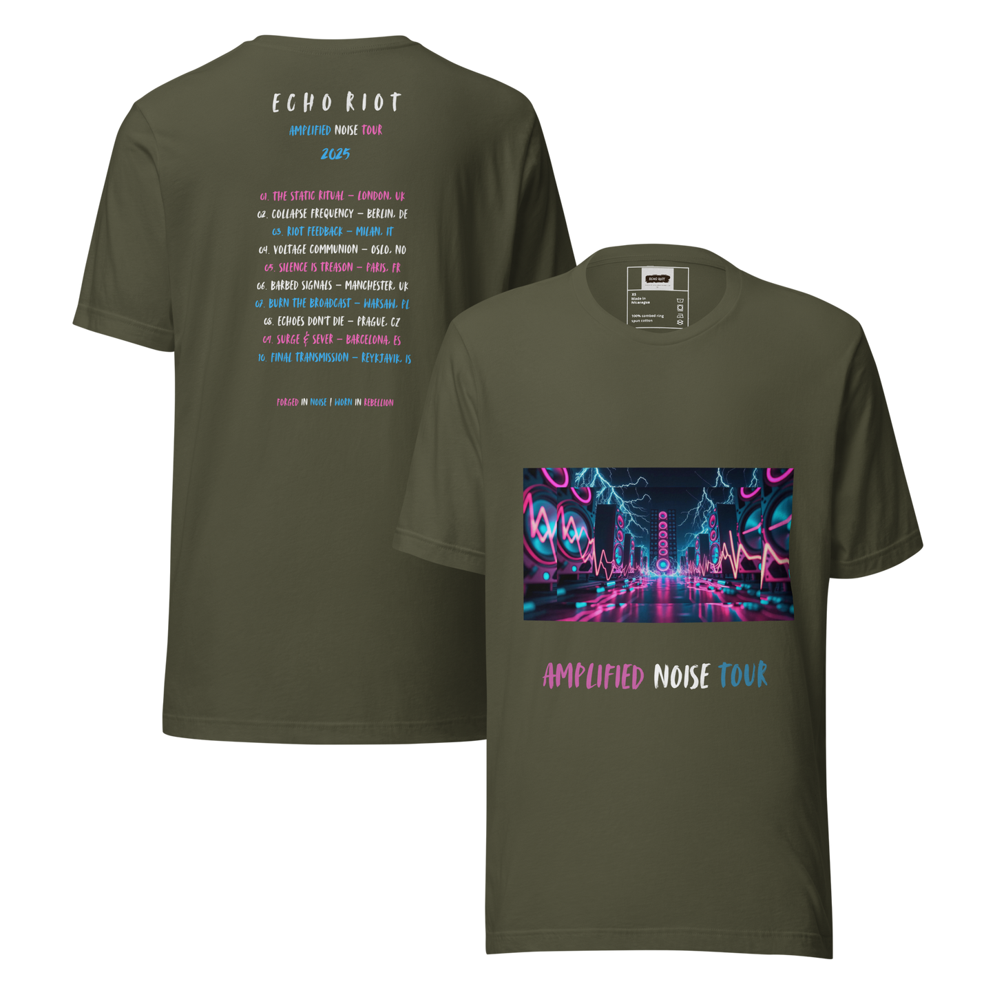 Amplified Noise - On Tour T-Shirt
